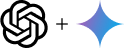 ChatGPT + Gemini 